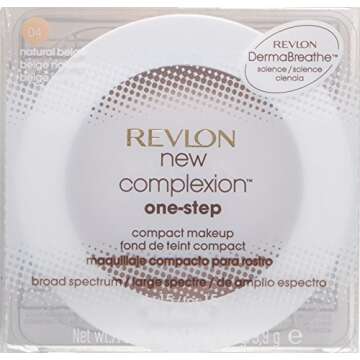 Revlon Foundation, New Complexion One-Step Face Makeup, Longwear Light Coverage with Matte Finish, S...