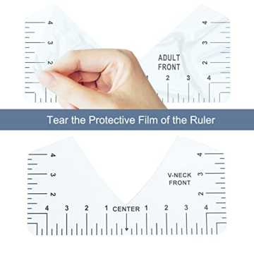 9Pcs T-Shirt Ruler Guide for Perfect Vinyl Alignment