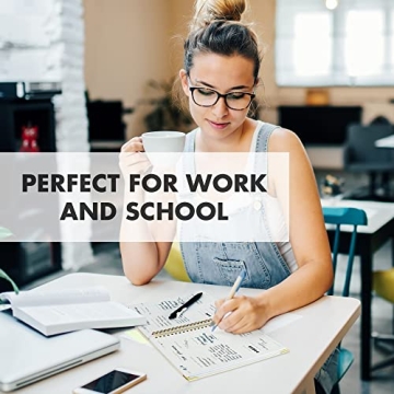 Aesthetic Daily Planner Notebook for Productivity & Organization