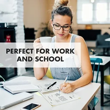 Aesthetic Daily Planner Notebook for Productivity & Organization