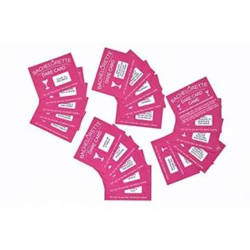 Printed Party Bachelorette Dare Card Scratch Off Game, Girls Night Out, 20 Cards