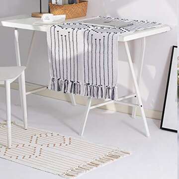 Boho Small Rug for Bedroom - Moroccan Accent Rugs 2'x3'