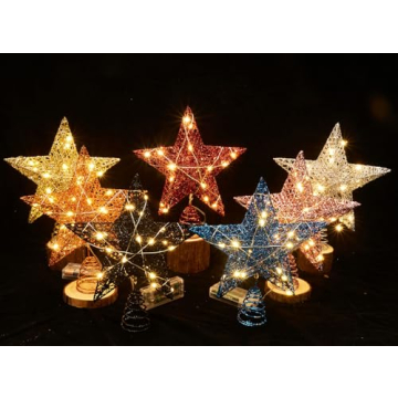 Emopeak 20 LED Christmas Tree Topper for Festive Elegance