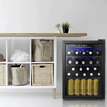 Antarctic Star Mini Wine Cooler Holds 24 Bottles Quiet Operation