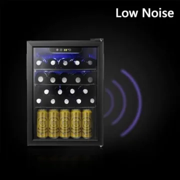 Antarctic Star Mini Wine Cooler Holds 24 Bottles Quiet Operation