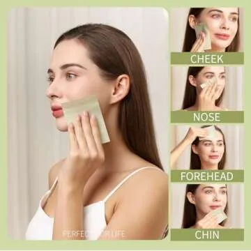 Teenitor Oil Blotting Sheets for Face, 800 Sheets Oil Absorbing Sheets for Face, Natural Green Tea Blotting Paper for Oily Skin, Face Oil Sheets for Your Face Oil Wipes for Face, Oil Control Film