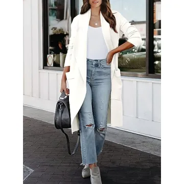 ANRABESS Women's Cozy Long Cardigan for Fall Fashion