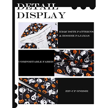 Ekouaer Christmas Onesie Women Sexy Pajamas Jumpsuit