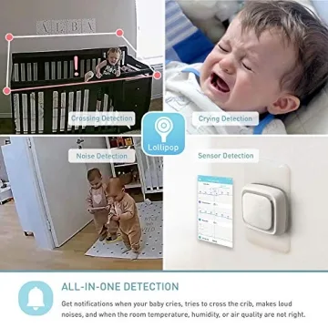 Lollipop Baby Monitor: Smart Wi-Fi Camera with True Crying Detection