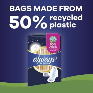 Always Ultra Thin Overnight Pads with Flexi-Wings Buy Now