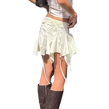Seyurigaoka Y2K Ruffle Mini Skirt for Summer Fun