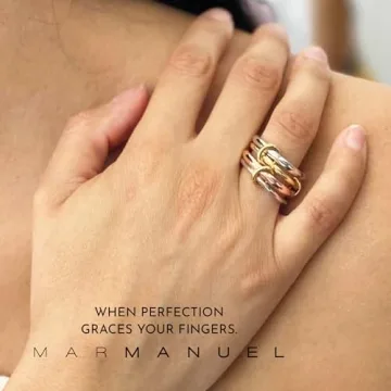 Chic MAR MANUEL Stackable Rings for Women | Trendy Jewelry