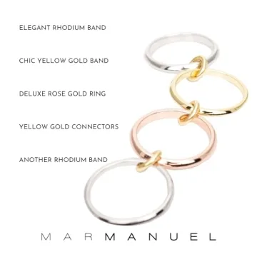 Chic MAR MANUEL Stackable Rings for Women | Trendy Jewelry