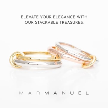 Chic MAR MANUEL Stackable Rings for Women | Trendy Jewelry