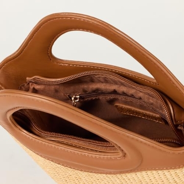 The Drop Women's Xiomara Mini Tote Natural Raffia