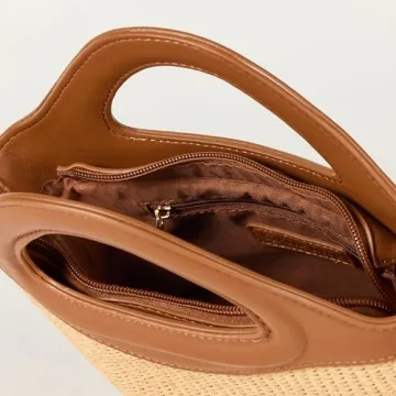 The Drop Women's Xiomara Mini Tote Natural Raffia