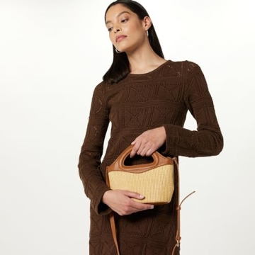 The Drop Women's Xiomara Mini Tote Natural Raffia