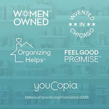 YouCopia Adjustable-Height UpSpace Shelf for Kitchen Storage