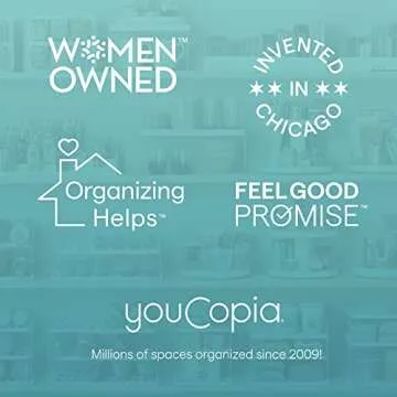 YouCopia Adjustable-Height UpSpace Shelf for Kitchen Storage