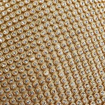 EROUGE Cute Heart Shape Clutch Purses Women Rhinestone Clutch Evening Bag (Rose gold color plated)