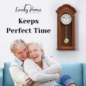 Elegant Verona Wooden Pendulum Wall Clock for All Decor