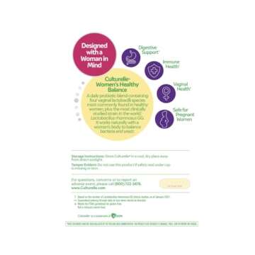 Culturelle Probiotics for Women's Digestive Health 60ct