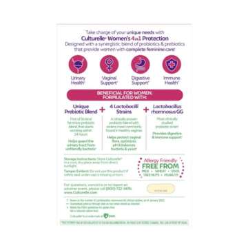 Culturelle Probiotics for Women's Digestive Health 60ct