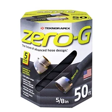 Zero-G Lightweight 50 ft Garden Hose - Kink-Free & Durable