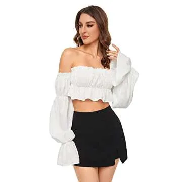 WDIRARA Women's Elegant Summer Split Front Solid Zipper Skirt Shorts Black S