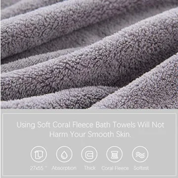 MOONQUEEN Ultra Soft Quick Dry Towel Set - 6 Pcs