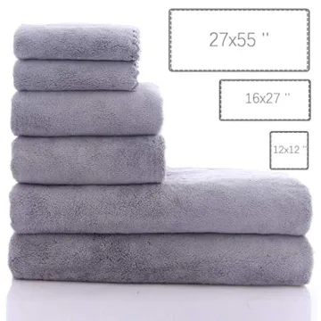 MOONQUEEN Ultra Soft Quick Dry Towel Set - 6 Pcs