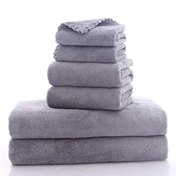 MOONQUEEN Ultra Soft Quick Dry Towel Set - 6 Pcs