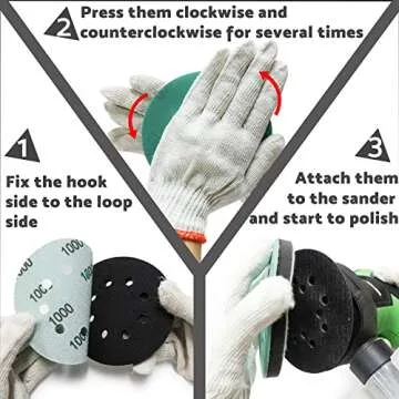 5" Foam Pads for Orbital Sander - Durable & Versatile