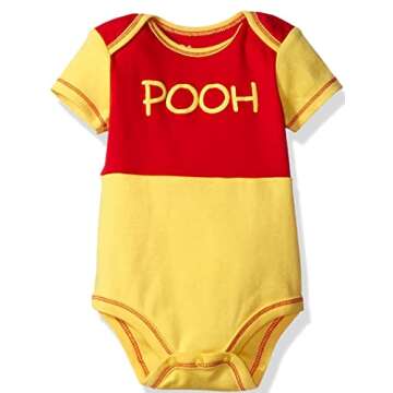 Disney Winnie the Pooh Infant Baby Boys Bodysuit and Hat Set 12 Months