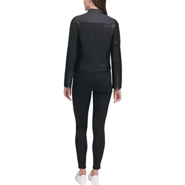 Levi's Women's Faux Leather Motocross Racer Jacket X-Large