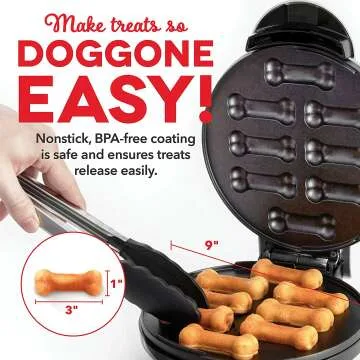 DASH Dog Treat Maker for Homemade Dog Snacks - 8 Bones