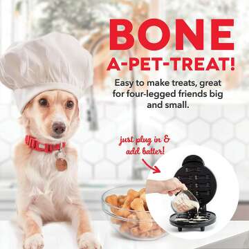 DASH Dog Treat Maker for Homemade Dog Snacks - 8 Bones