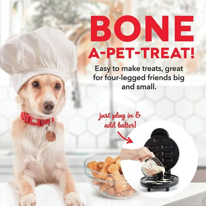 DASH Dog Treat Maker for Homemade Dog Snacks - 8 Bones