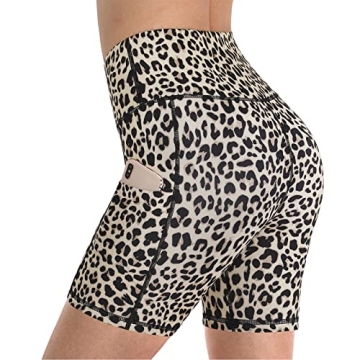 Promover Biker Shorts Women Yoga Shorts with Pockets