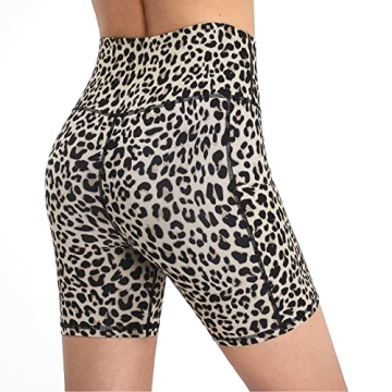 Promover Biker Shorts Women Yoga Shorts with Pockets