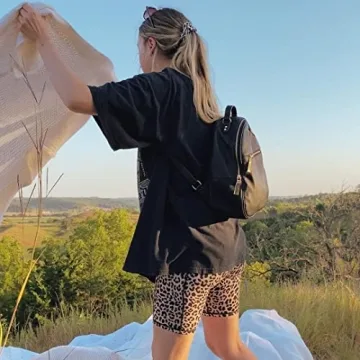 Promover Biker Shorts Women Yoga Shorts with Pockets