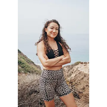 Promover Biker Shorts Women Yoga Shorts with Pockets