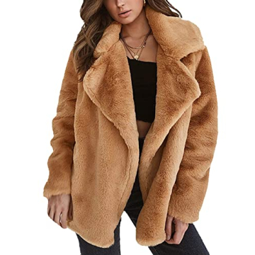 Stylish Women's Faux Fur Coat - Cozy & Chic for Winter