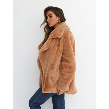 Stylish Women's Faux Fur Coat - Cozy & Chic for Winter
