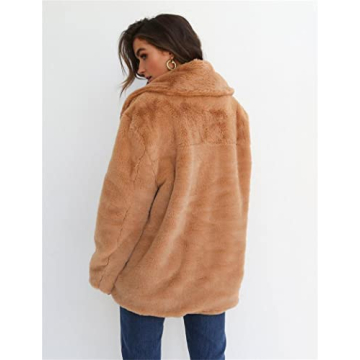 Stylish Women's Faux Fur Coat - Cozy & Chic for Winter