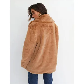 Stylish Women's Faux Fur Coat - Cozy & Chic for Winter