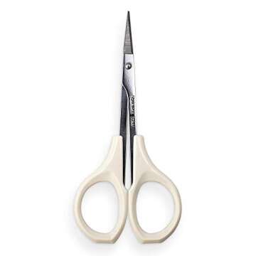 Humbee Eyebrow Scissors Self Care Tools Small Scissors for Facial, Nose, Eyebrow, Mustache, and Bear...