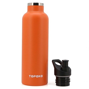 TOPOKO 25 oz Vacuum Insulated Stainless Steel Water Bottle