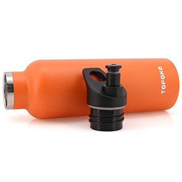 TOPOKO 25 oz Vacuum Insulated Stainless Steel Water Bottle