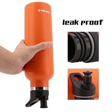 TOPOKO 25 oz Vacuum Insulated Stainless Steel Water Bottle